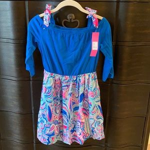 Girl’s Lilly Pulitzer Cold Shoulder Dress